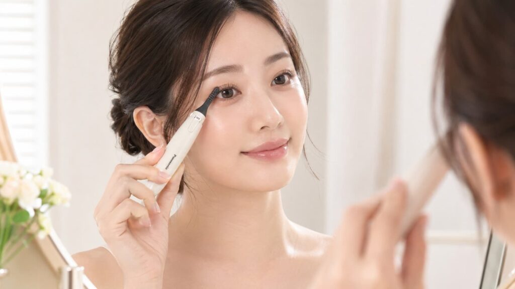 まつげくるん セパレート EH-SE11をつけてる女性