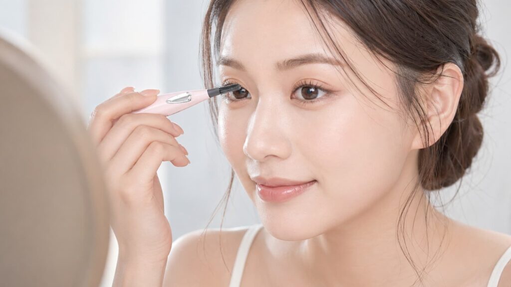 まつげくるん セパレート EH-SE51をつけてる女性