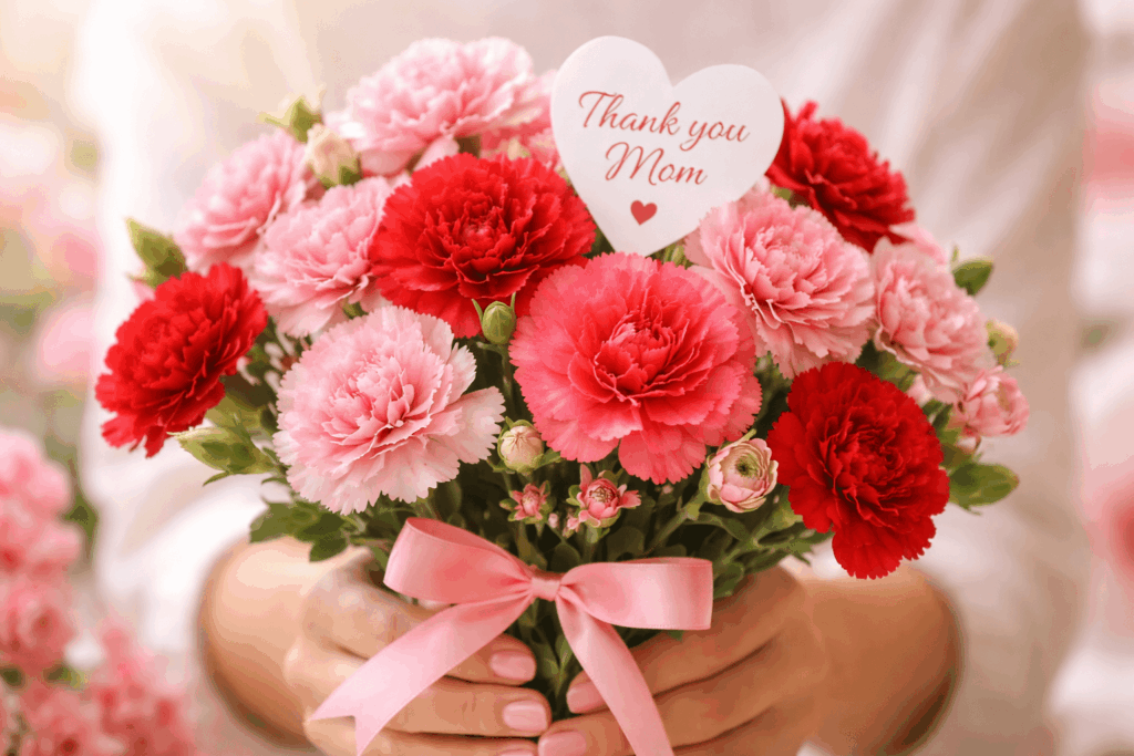 カーネーションの花束