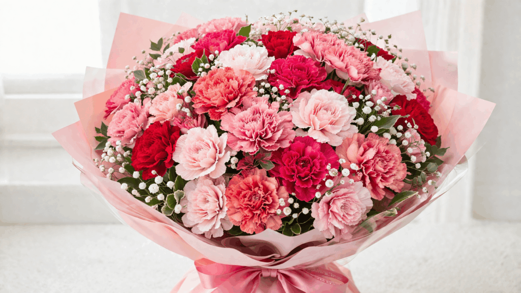 カーネーションの花束