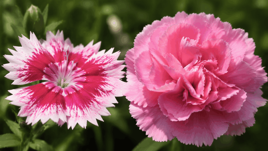 ダイアンサスとカーネーション 花びらの違い