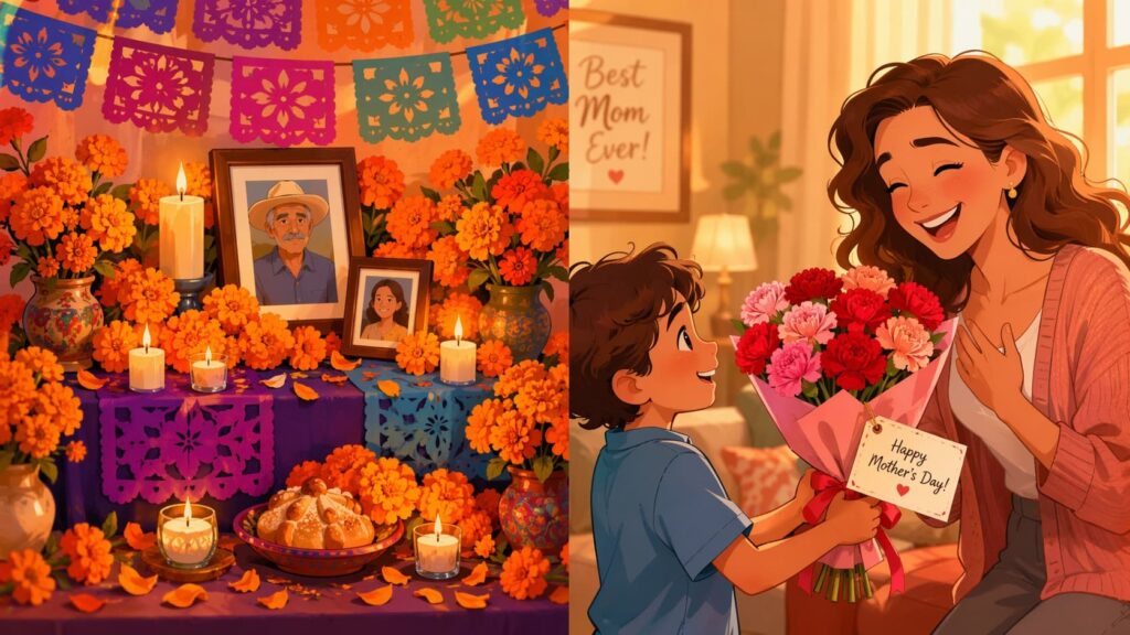 マリーゴールドとカーネーションの海外の違い