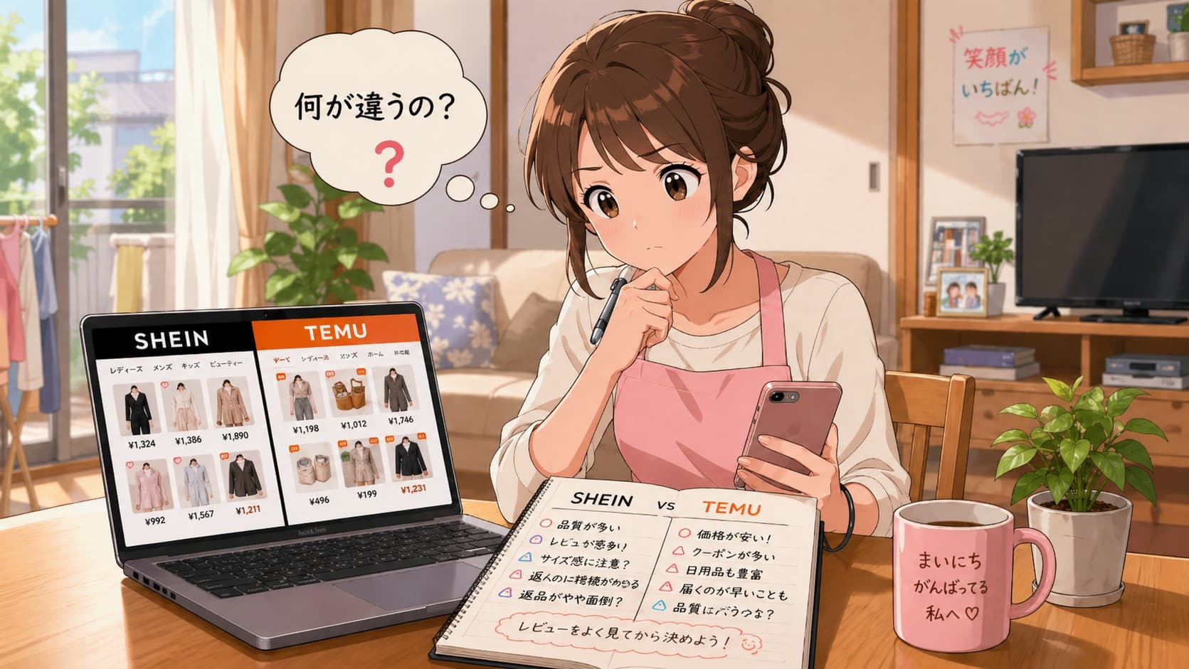 シーインとテムの違い