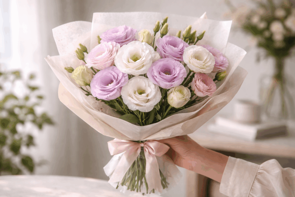 トルコキキョウの花束